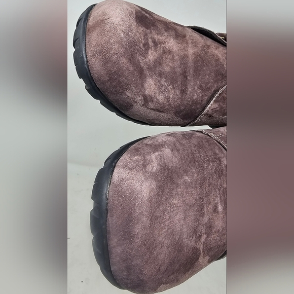 Propet Delaney Women's Suede Ankle Side Zip Bootie Purple Brown Size 7.5 M(B) - Picture 7 of 11